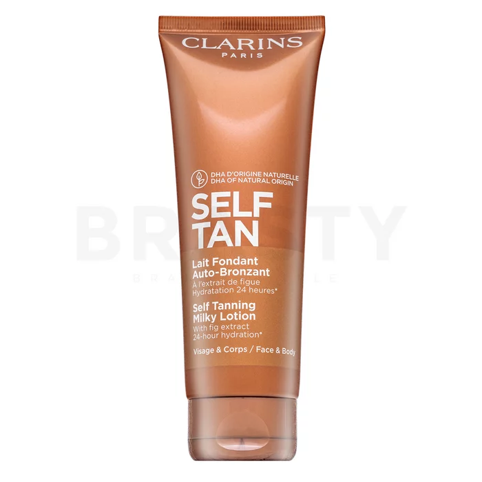 Clarins Self Tan Milky Lotion latte autoabbronzante per corpo e viso 125 ml