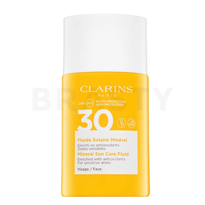 Clarins Sun Care zaščita pred soncem Mineral Fluid SPF30 Face 30 ml