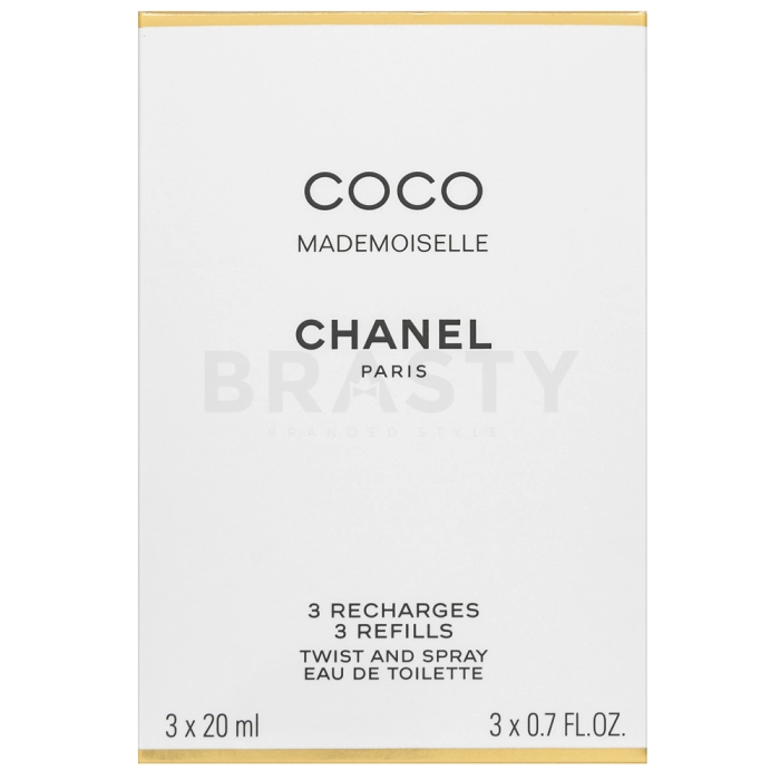 Chanel Coco Mademoiselle - Refill toaletna voda za žene 3 x 20 ml