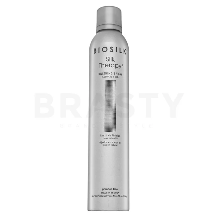 BioSilk Silk Therapy Finishing Spray hajlakk erős fixálásért Natural Hold 284 g