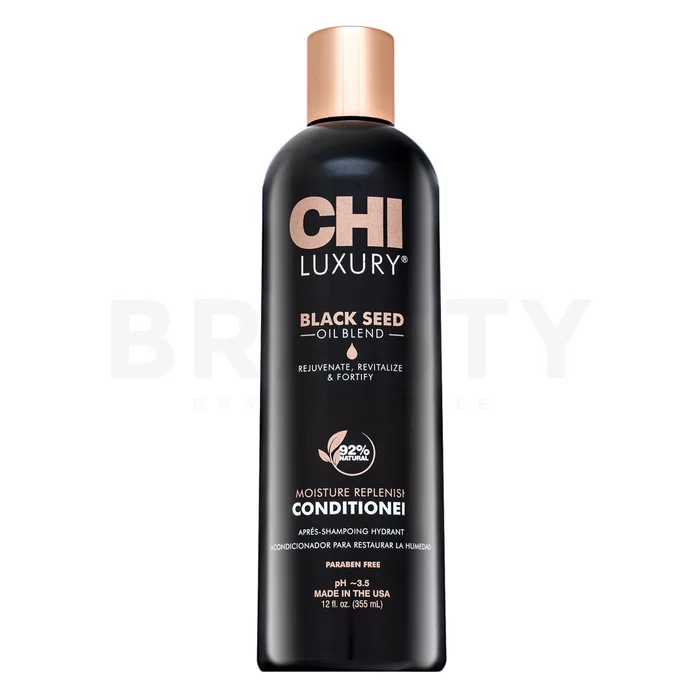 CHI Luxury Black Seed Oil Moisture Replenish Coniditoner подхранващ балсам с овлажняващо действие 355 ml