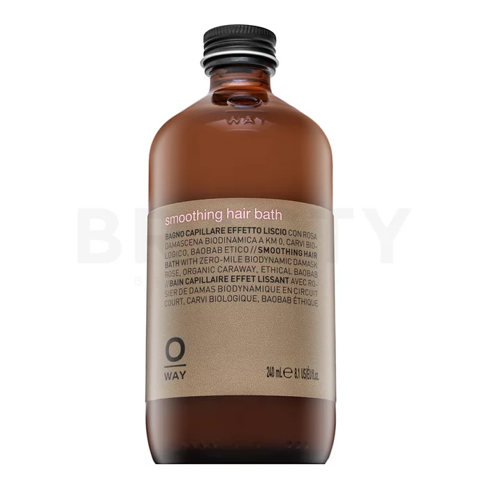 OWAY Smoothing Hair Bath hajsimító sampon durva és rakoncátlan hajra 240 ml