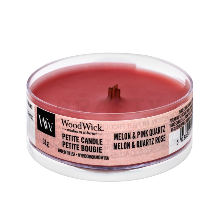 Woodwick Melon & Pink geurkaars 31 g