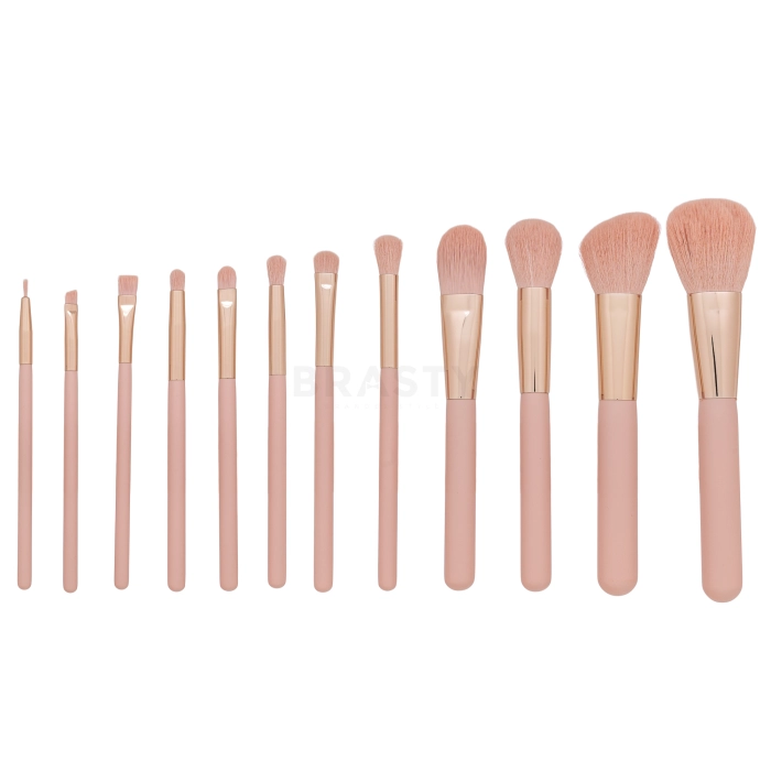 MIMO Makeup Brush Set Pink Pinselset 12 Pcs