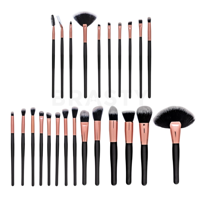 MIMO Makeup Brush Set Black Pinselset 24 Pcs