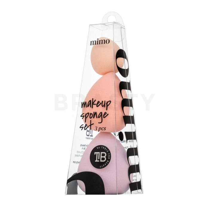 MIMO Makeup Sponge Set 3 Pcs burete pentru make-up - set Pastel