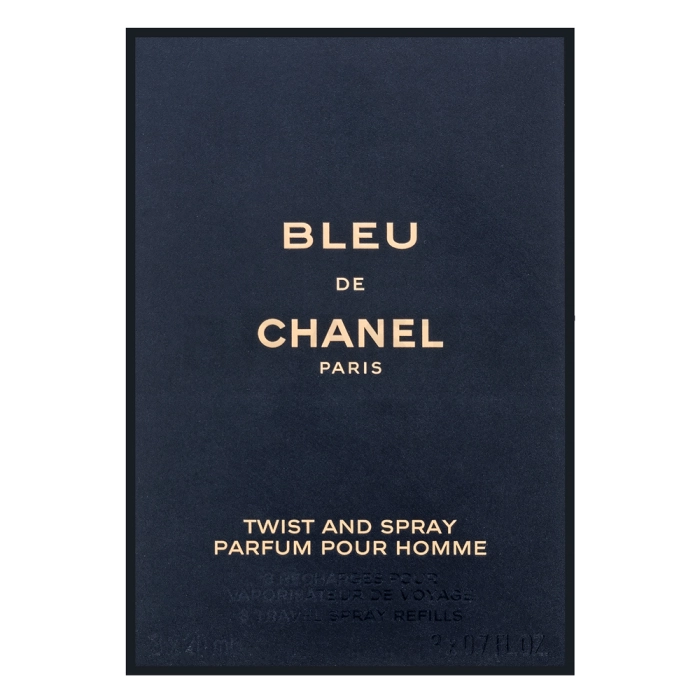 Chanel Bleu de Chanel Parfum - Refill puur parfum voor mannen 3 x 20 ml