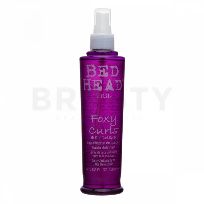 Tigi Bed Head Foxy Curls Hi-Def Spray spray voor golvend en krullend haar 200 ml