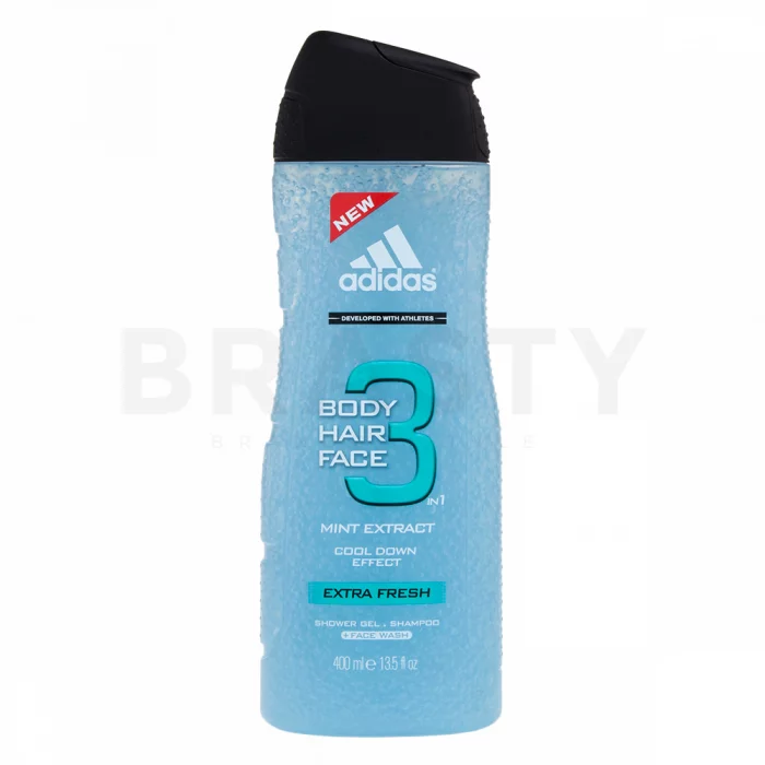 Adidas 3 Extra Fresh душ гел за мъже 400 ml
