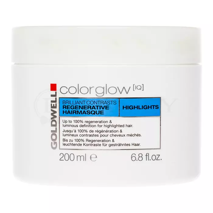 Goldwell Colorglow IQ Highlights Regenerative Hairmasque maska za barvane lase 200 ml
