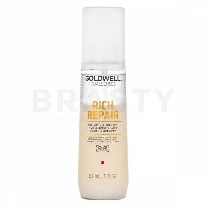 Goldwell Dualsenses Rich Repair Restoring Serum Spray razpršilo za puščanje za suhe in poškodovane lase 150 ml