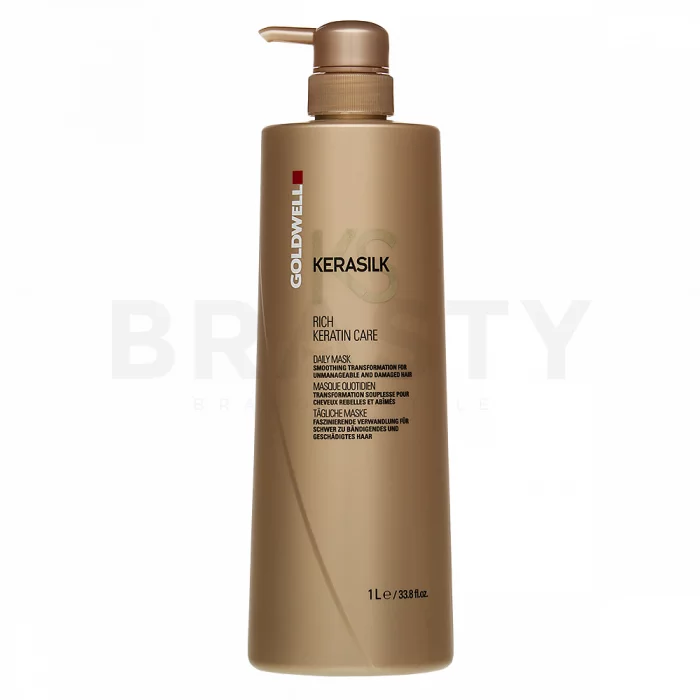 Goldwell Kerasilk Rich Keratin Care Daily Mask maschera per capelli ribelli e danneggiati 1000 ml