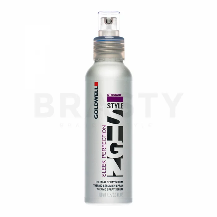 Goldwell StyleSign Straight Sleek Perfection Thermal Spray Serum shampoo per trattamento termico dei capelli 100 ml