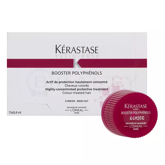 Kérastase Fusio-Dose Booster Polyphénols Protective Treatment kuracja do włosów farbowanych 15 x 0,4 ml