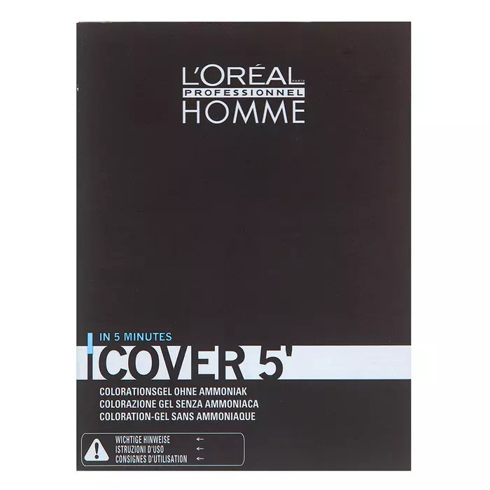 L´Oréal Professionnel Homme Cover 5 farba do włosów No. 2 Black - Brown 3 x 50 ml