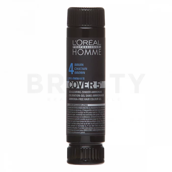 L´Oréal Professionnel Homme Cover 5 hajfesték No. 4 Medium Brown 3 x 50 ml