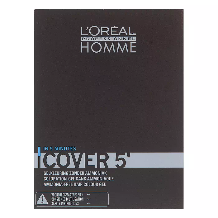 L´Oréal Professionnel Homme Cover 5 hajfesték No. 4 Medium Brown 3 x 50 ml