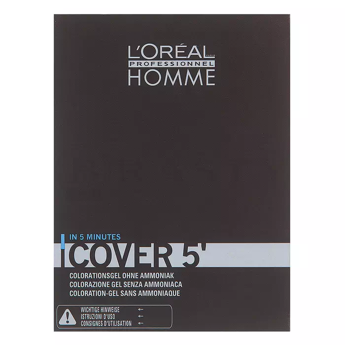L´Oréal Professionnel Homme Cover 5 farba do włosów No. 5 Light Brown 3 x 50 ml