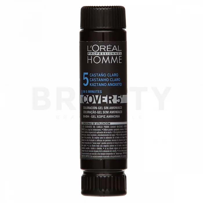 L´Oréal Professionnel Homme Cover 5 farba do włosów No. 5 Light Brown 50 ml