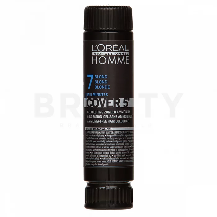 L´Oréal Professionnel Homme Cover 5 farba do włosów No. 7 Medium Blond 50 ml