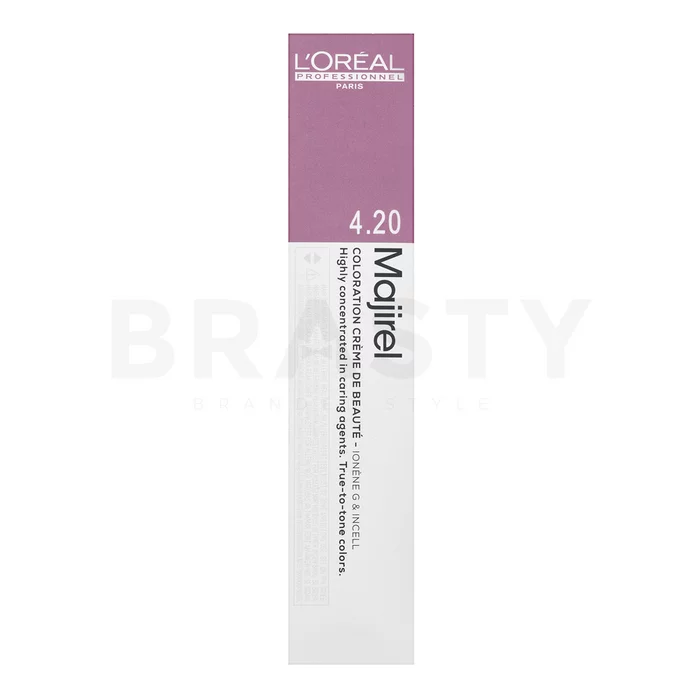 L´Oréal Professionnel Majirouge professionele permanente haarkleuring voor alle haartypes 4.20 50 ml