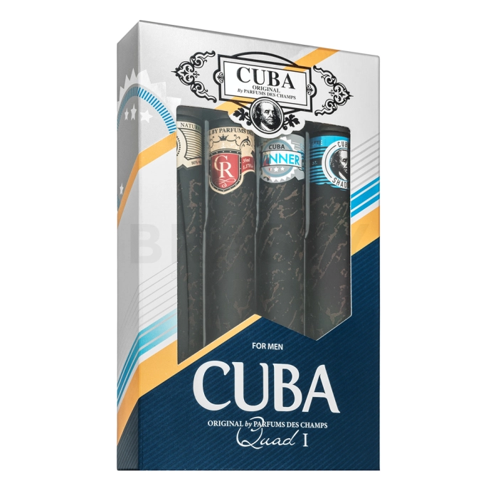 Cuba Quad Gold Royal Winner Shadow Geschenkset für Herren Set I. 35 ml
