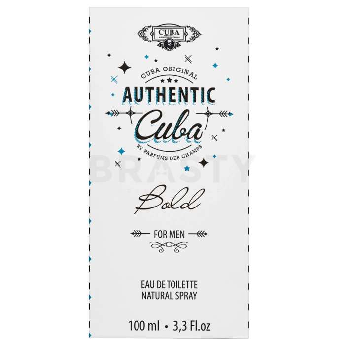 Cuba Authentic Bold Eau de Toilette férfiaknak 100 ml