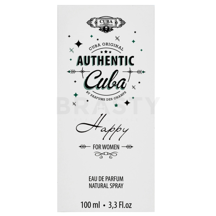 Cuba Authentic Happy Eau de Parfum nőknek 100 ml