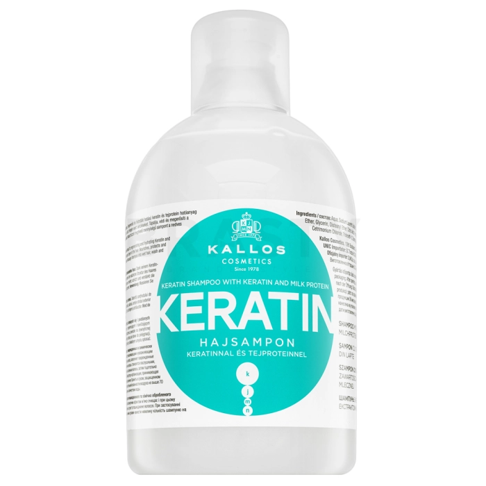 Kallos Keratin Shampoo vyživujúci šampón s keratínom 1000 ml
