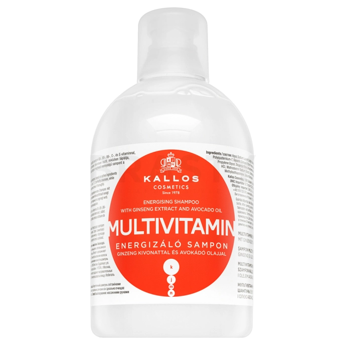 Kallos Multivitamin Energising Shampoo versterkende shampoo voor verzwakt haar 1000 ml