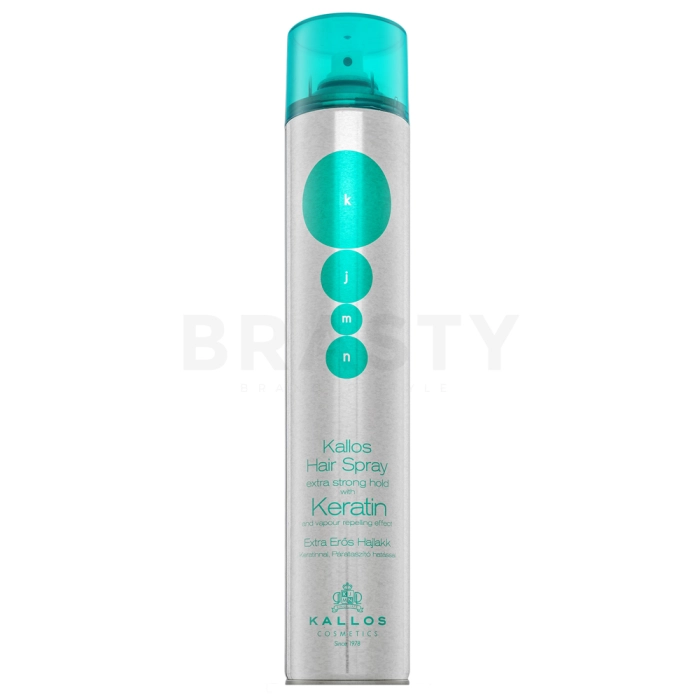 Kallos Keratin Hair Spray Extra Strong Hold sterke haarlak met keratine 750 ml