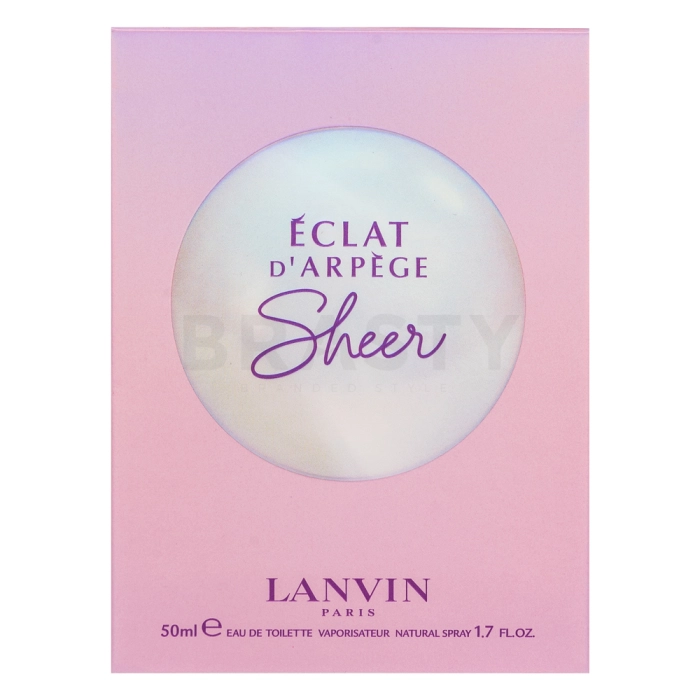 Lanvin Éclat d'Arpège Sheer woda toaletowa dla kobiet 50 ml