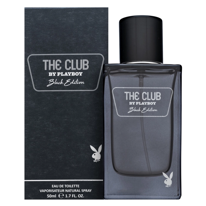 Playboy The Club Black Edition Eau de Toilette da uomo 50 ml