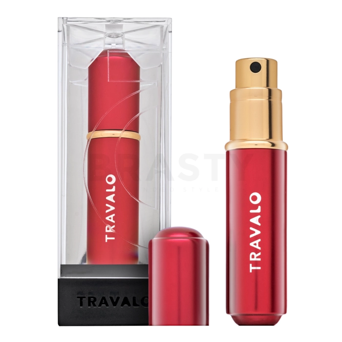 Travalo Roma sticluta reincarcabila cu atomizer unisex Red 5 ml