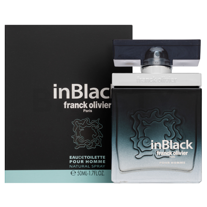 Franck Olivier In Black for Men Eau de Toilette für Herren 50 ml