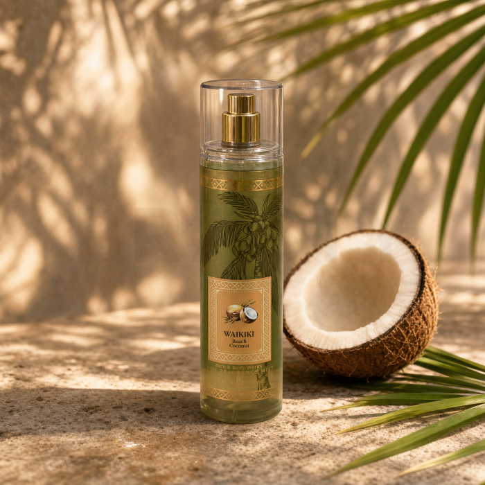 Bath & Body Works Waikiki Beach Coconut telový sprej pre ženy 236 ml