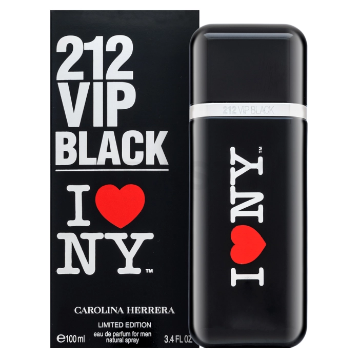 Carolina Herrera 212 VIP Black I Love NY Limited Edition Eau de Parfum für Herren 100 ml