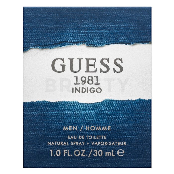 Guess 1981 Indigo For Men Eau de Toilette für Herren 30 ml
