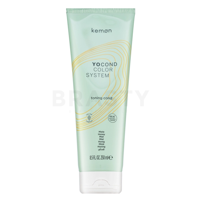 Kemon Yo Cond Color System Toning Cond tonizáló kondicionáló hajszín élénkítésére Honey 250 ml