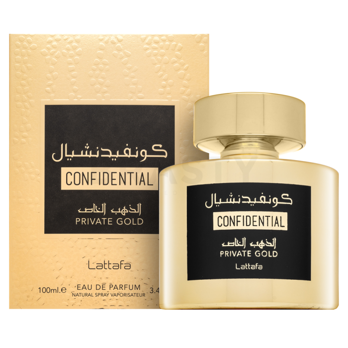 Lattafa Confidential Private Gold parfumirana voda unisex Extra Offer 2 100 ml