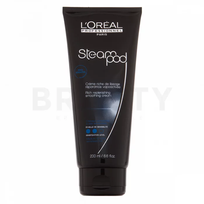 L´Oréal Professionnel Steampod Rich Repleneshing Smoothing Cream vulroom voor gevoelig haar 200 ml