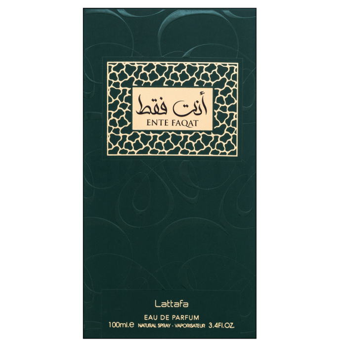 Lattafa Ente Faqat parfémovaná voda unisex Extra Offer 100 ml