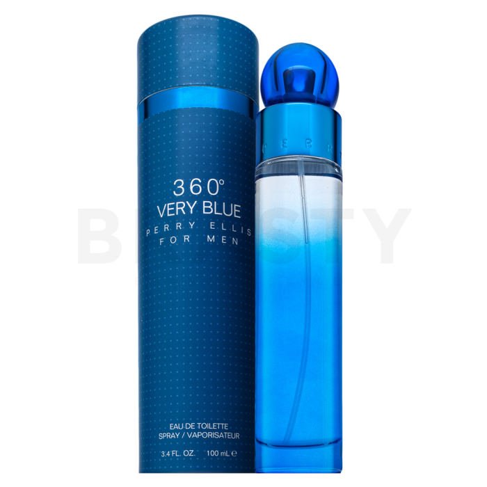 Perry Ellis 360° Very Blue For Men Eau de Toilette da uomo 100 ml