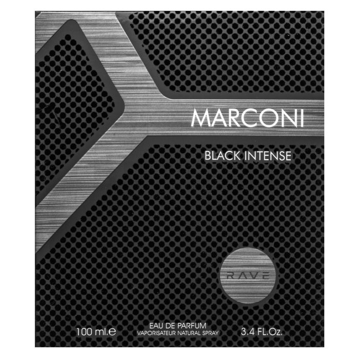 Rave Marconi Black Intense Eau de Parfum férfiaknak 100 ml
