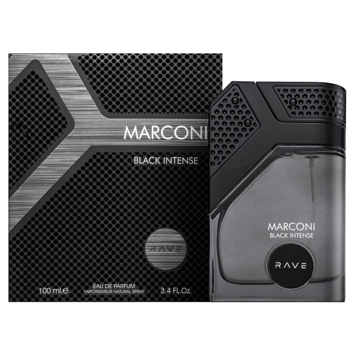 Rave Marconi Black Intense Eau de Parfum férfiaknak 100 ml