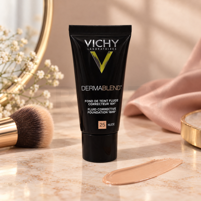 Vichy Dermablend Fluid Corrective Foundation 16HR tekoča ličila proti nepravilnostim na koži 25 Nude 30 ml