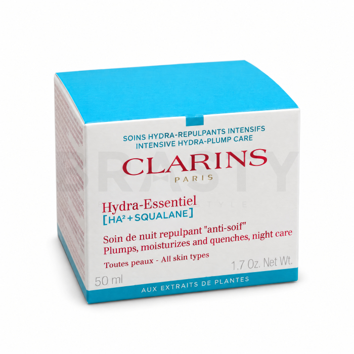 Clarins Hydra-Essentiel [HA²] nachtcrème Plumps Moisturizes and Quenches Night Care 50 ml