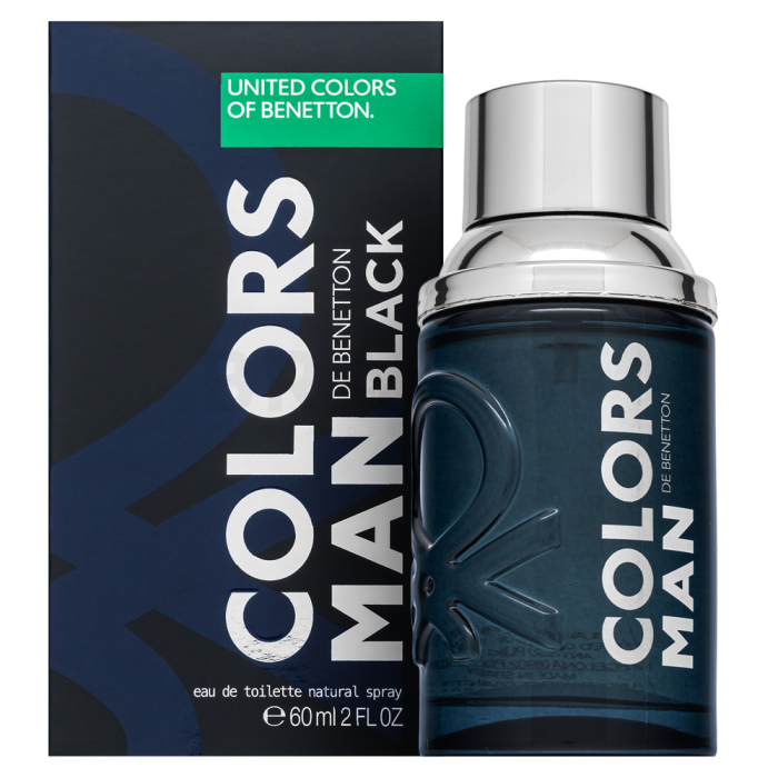 Benetton Colors de Benetton Man Black woda toaletowa dla mężczyzn 60 ml