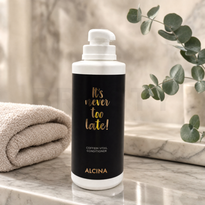 Alcina It's never too late! Coffein Vital Conditioner kräftigender Conditioner gegen Haarausfall 500 ml