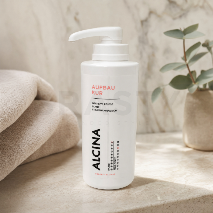 Alcina Color & Blonde Restorative Treatment tretman za kosu pre farbené, chemicky ošetrené a zosvetlené vlasy 500 ml